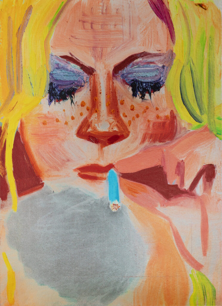 Nina Childress Édition Blue Smoke, 2026 / Signed and numbered on the back / Pigment print on Hahnemühle Photo Rag Metallic 340 gsm / 36 x 26 cm / Edition of 40 + 6 A.P.