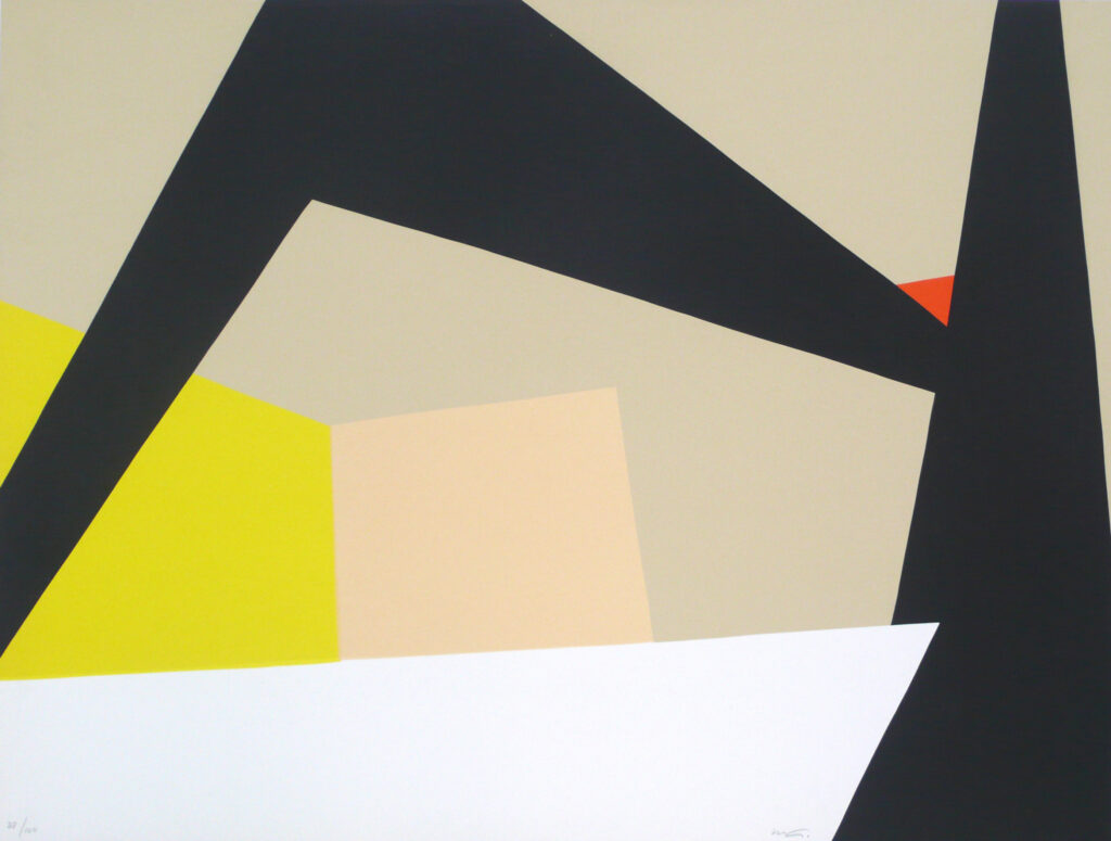 El Eco I, 1972, screen print, 70.5 x 95 cm, edition of 100