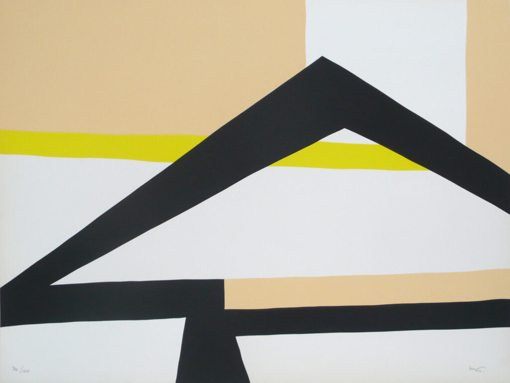 El Eco II, 1972, screen print, 70.5 x 95 cm, edition of 100