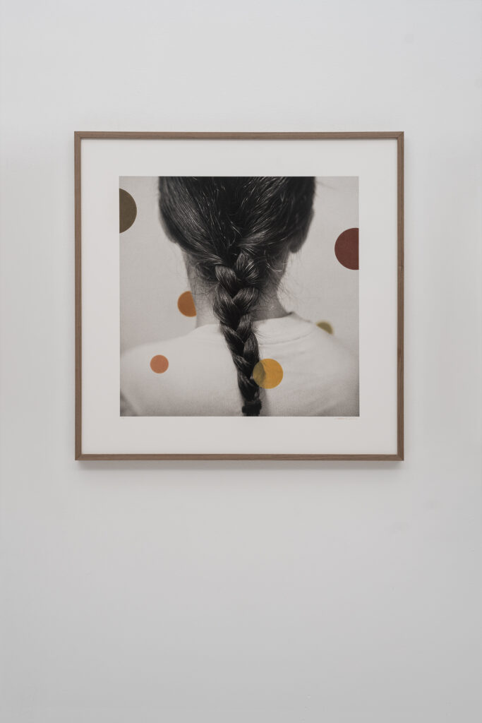 Ivan Franco, Untitled - 5/18, Giclée print, intervened with colour pencils, 2026, 80 × 80 cm | 82 × 82 × 3 cm (framed), Courtesy Alzueta Gallery