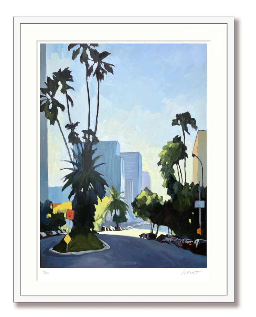 Thierry Lefort – Hollywood 3 – print, limited edition of 50 signed and numbered, 70 x 50 cm, 2023