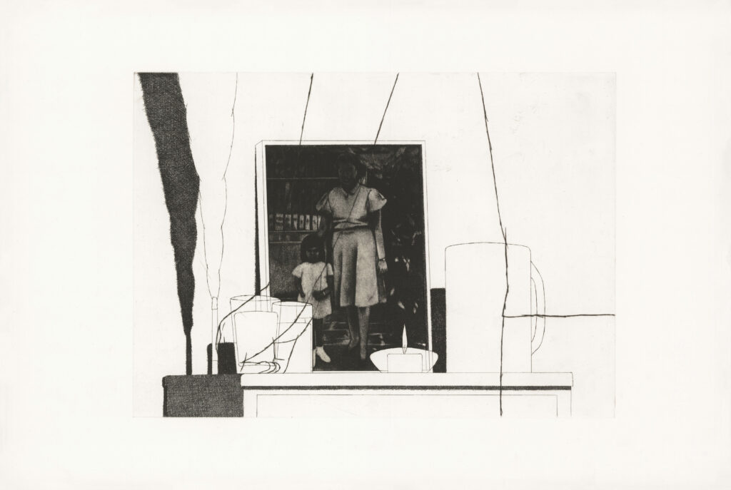 Untitled - Etching, drypoint and aquatint on copper
