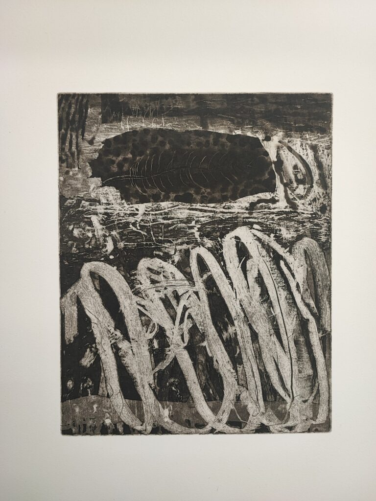 Untitled I, 2024 / Etching & Aquatint / 30x40 cm / Printed at IDEM, Paris