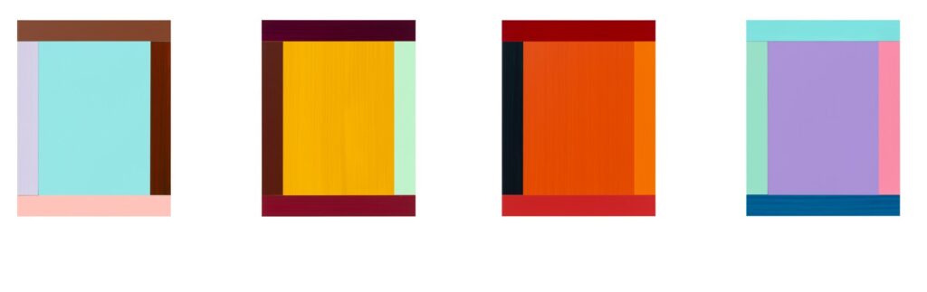 Knoebel, Anima Mundi 8-4 Ed., 2012/2023, acrylic paint on laminated sheet, 46 x 36 cm x 4, ed. 5+2EA+1, courtesy Galerie Fahnemann, copyright Knoebel