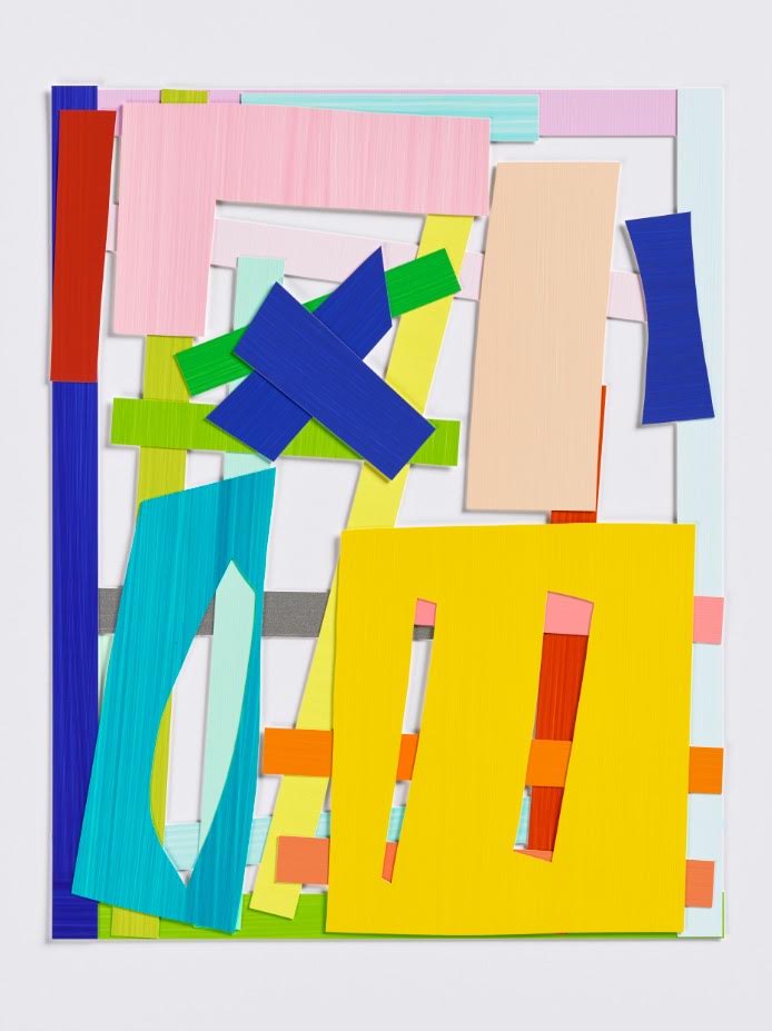 Knoebel, Gartenbild 11 Ed., 2008/2015, acrylic paint on laminated sheet, 38 x 30 cm, ed. 5+2EA+1, courtesy Galerie Fahnemann, copyright Knoebel