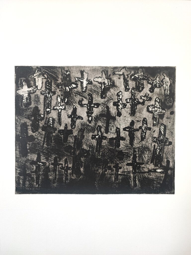 Untitled II, 2024 / Etching, Aquatint / 30x40 cm / printed at IDEM, Paris