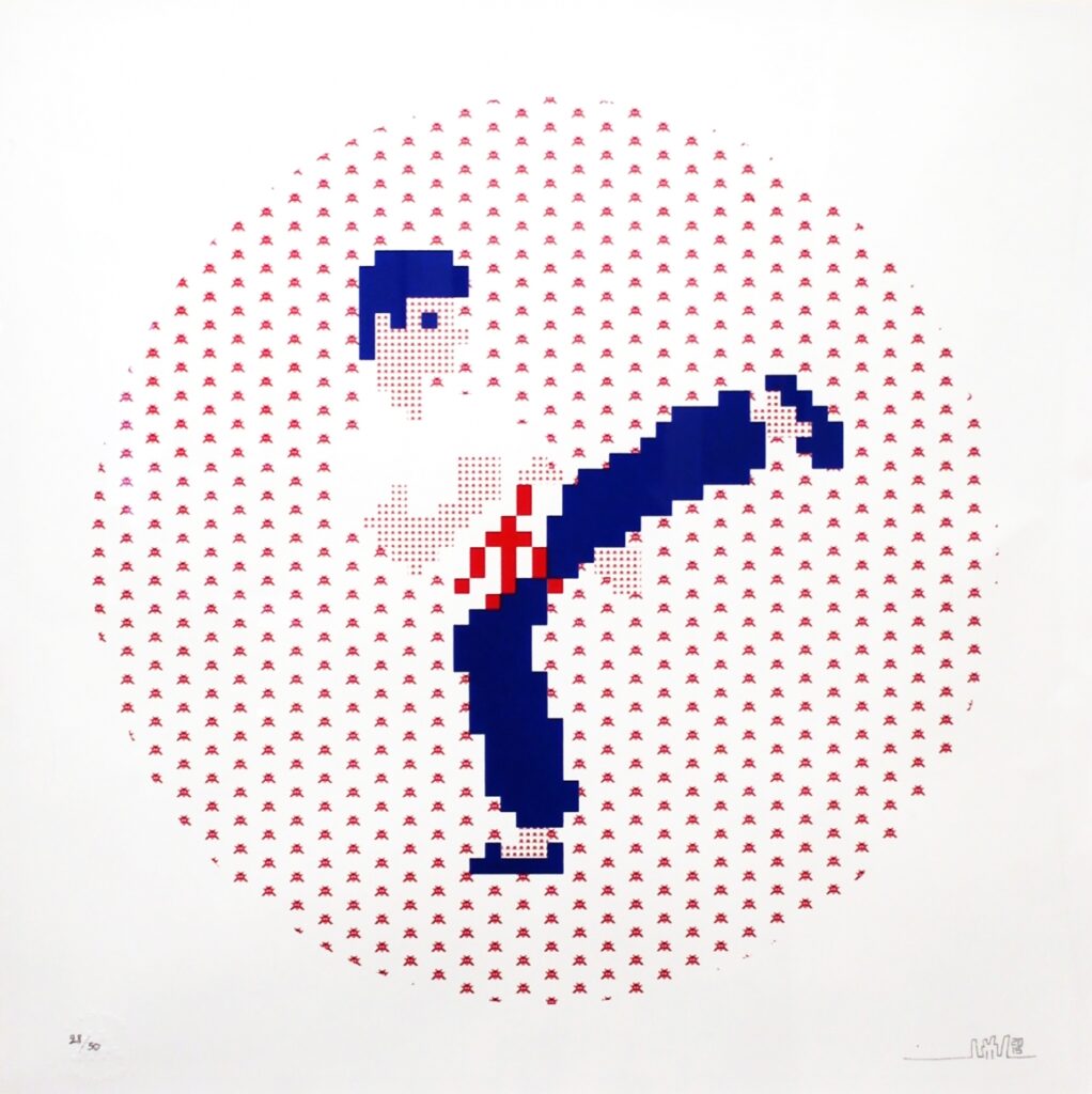 Kung Fu, 2015, 55 x 55 cm, Screen print, Ed. 50
